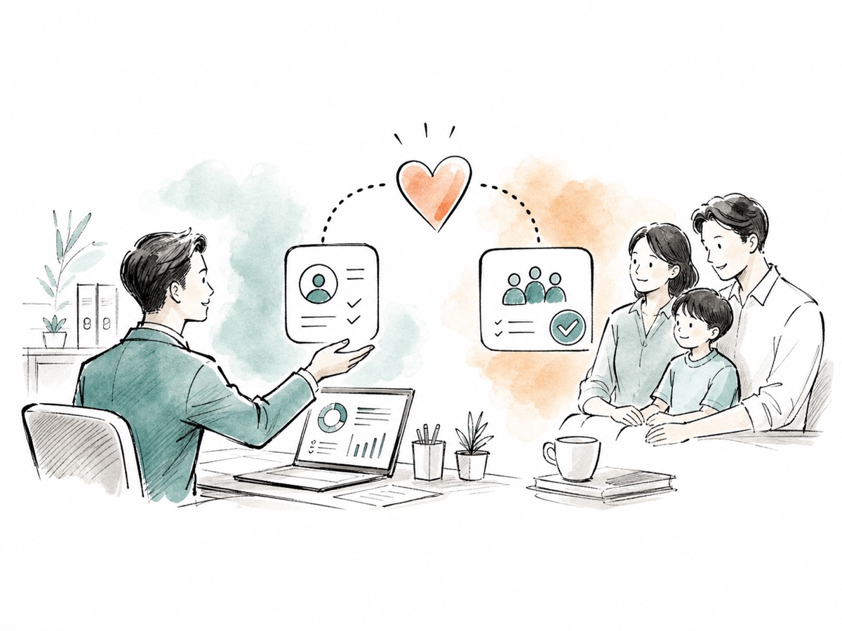 Employer or adviser handing family support into Timeliss