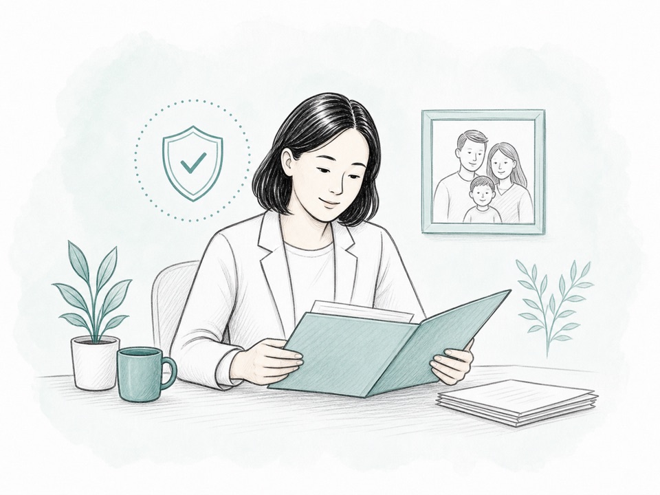 An insurance case manager coordinating a family claim