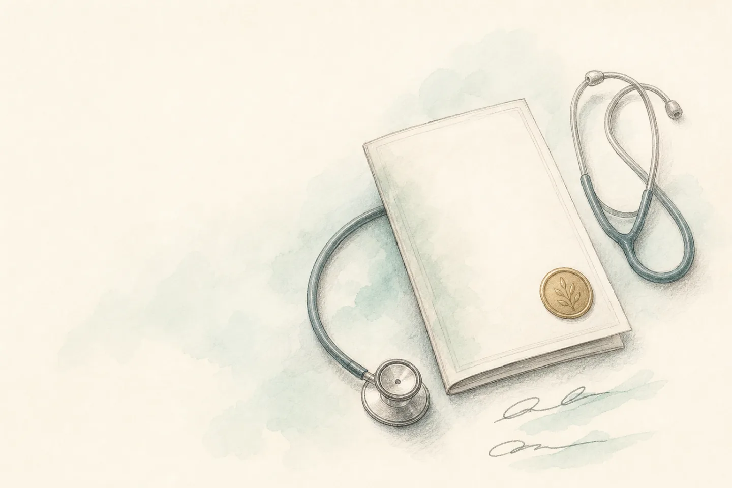 Hand-drawn illustration for Advance Medical Directive