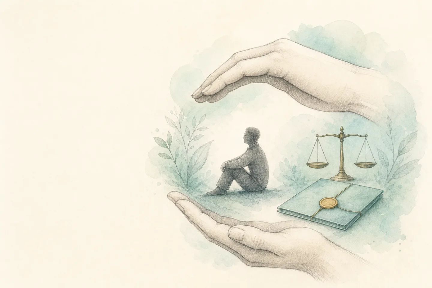 Hand-drawn illustration for Deputyship