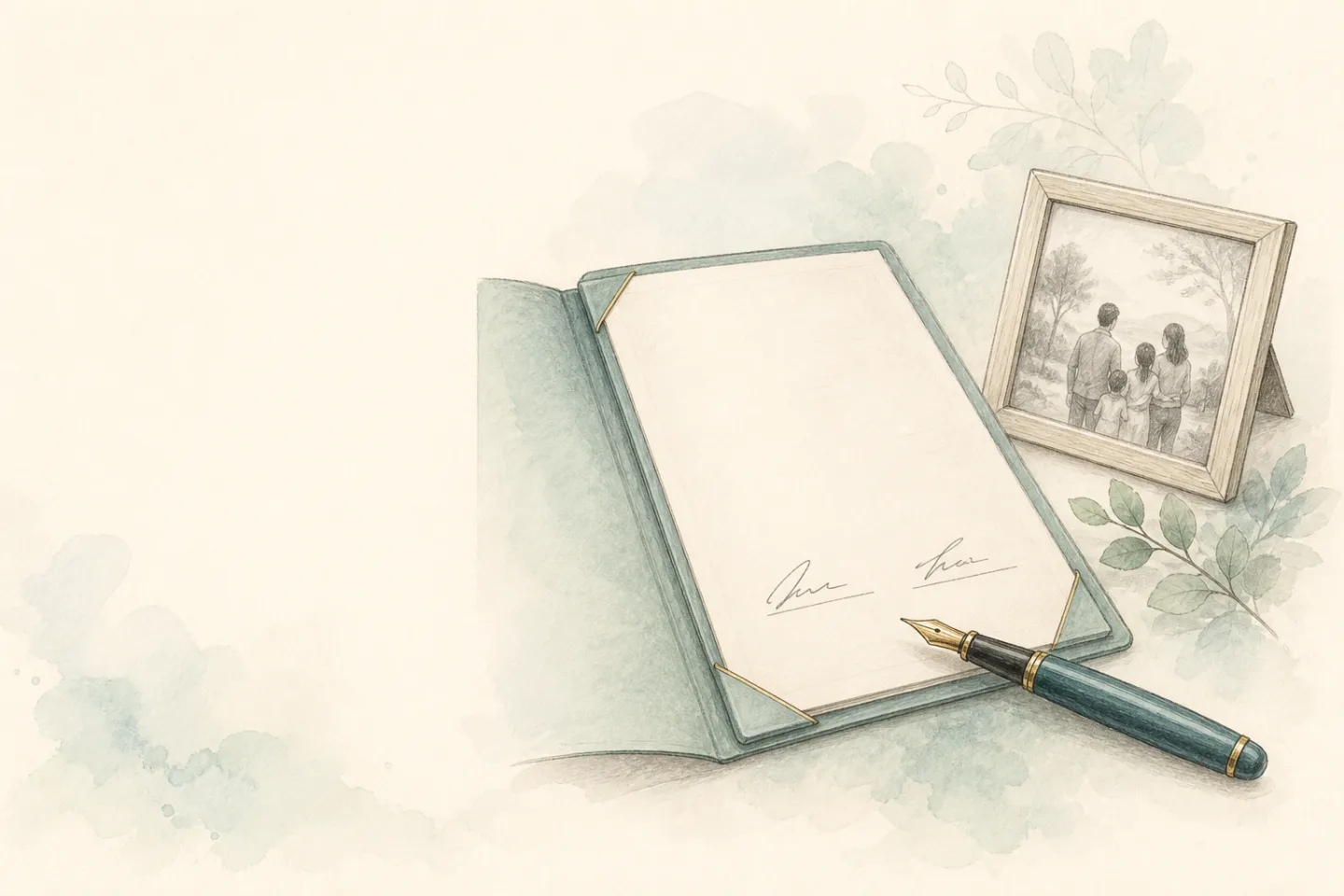 Hand-drawn illustration for Will Preparation