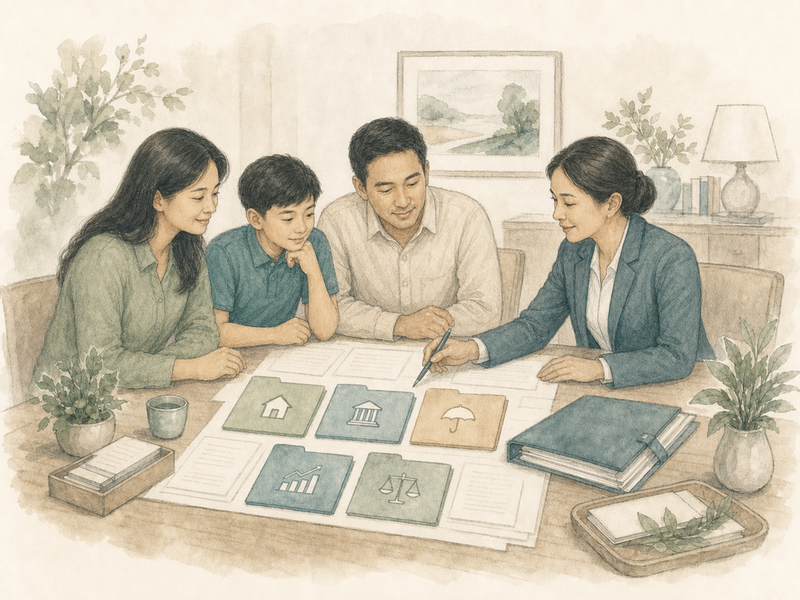 Illustration: Map assets and liabilities