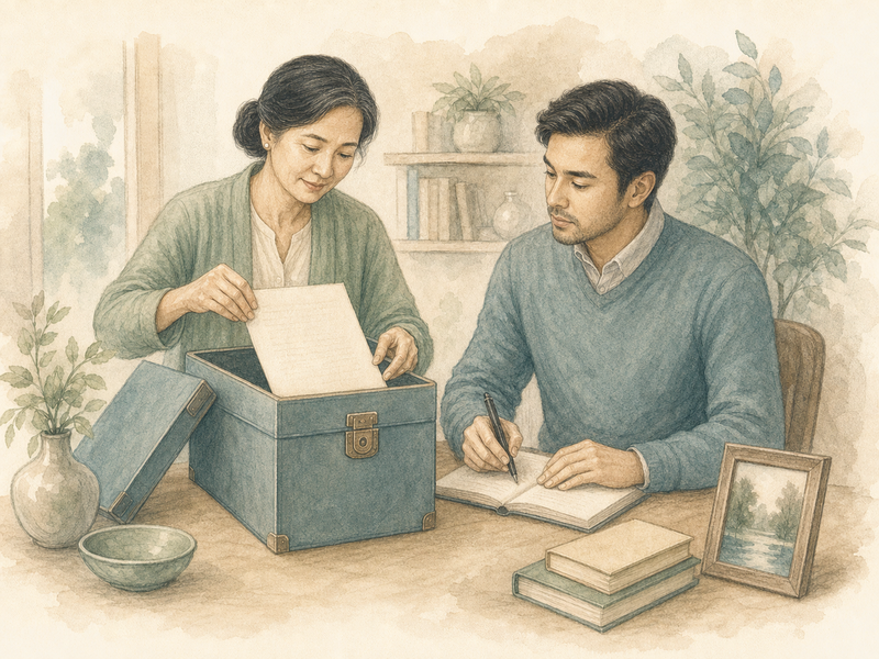 Illustration: Share and review the plan